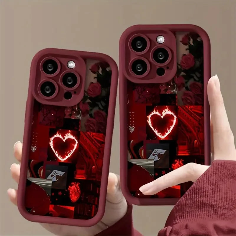 Red Heart iPhone case