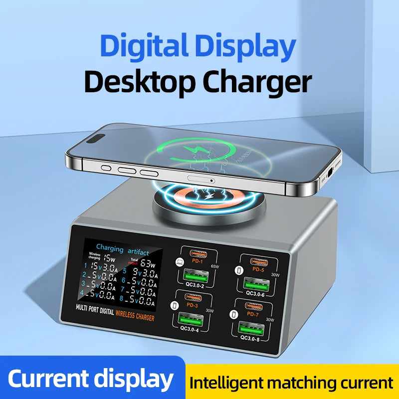 140W Multi-Function Wireless Charger
