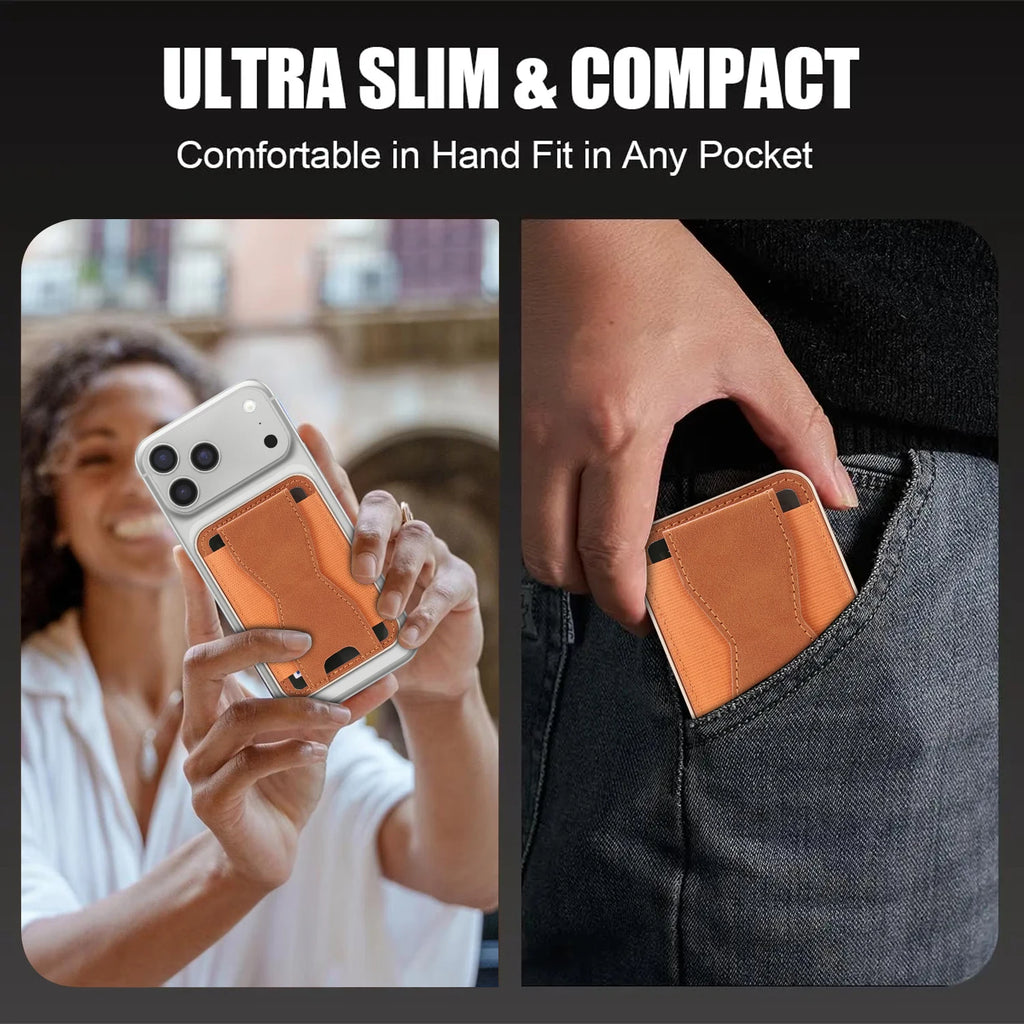 Magnetic Wallet Card Phone Holder