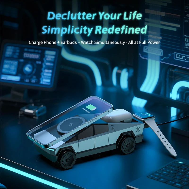 Cybertruck 3-in-1 Wireless Charger