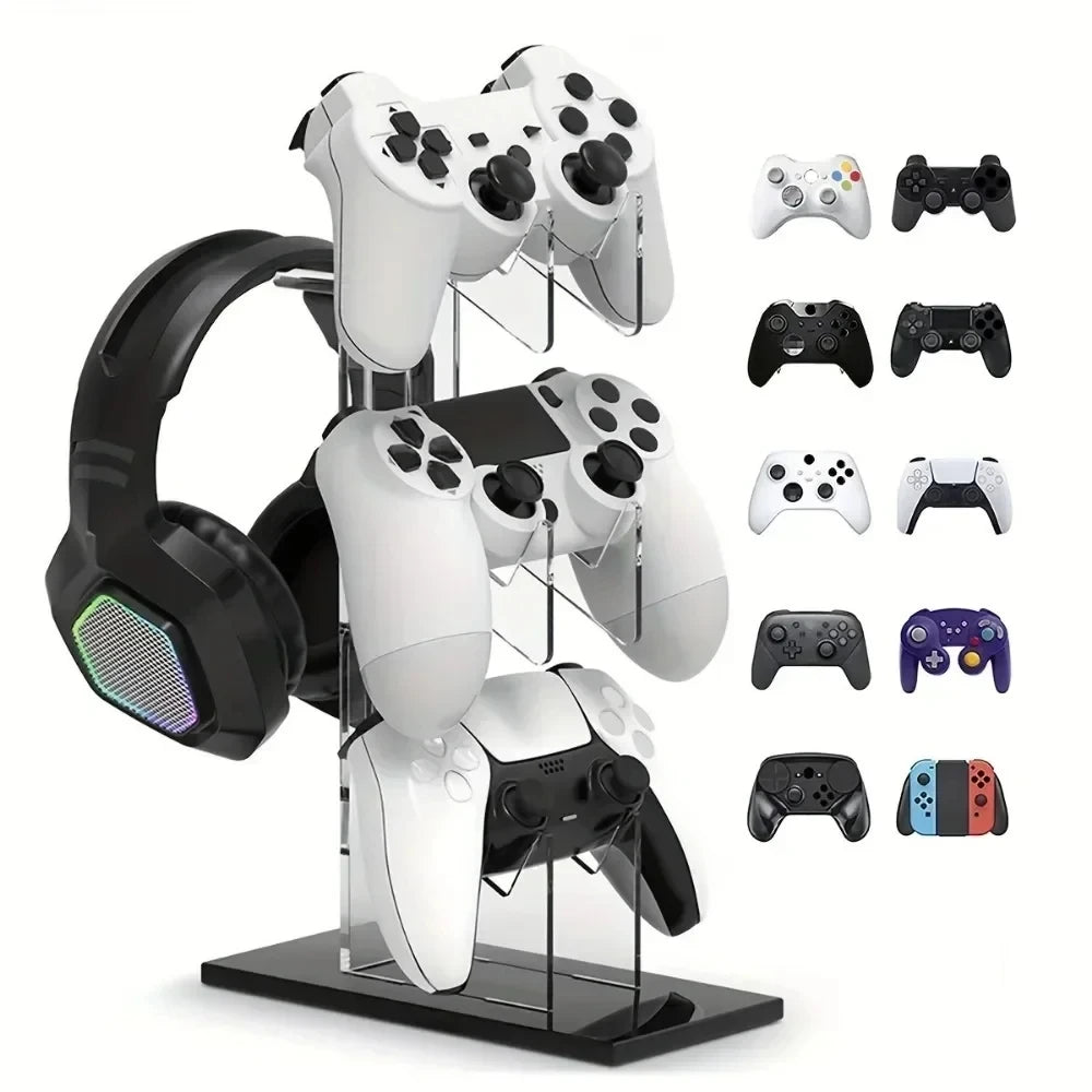 Controller Stand with Headset Mount