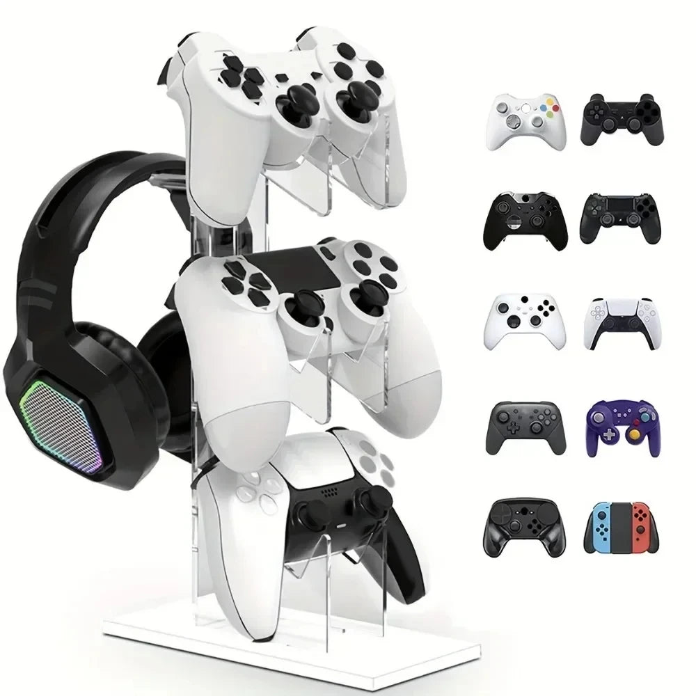 Controller Stand with Headset Mount