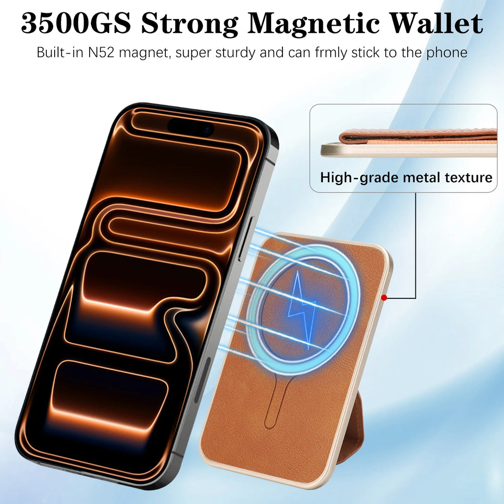 Magnetic Wallet Card Phone Holder