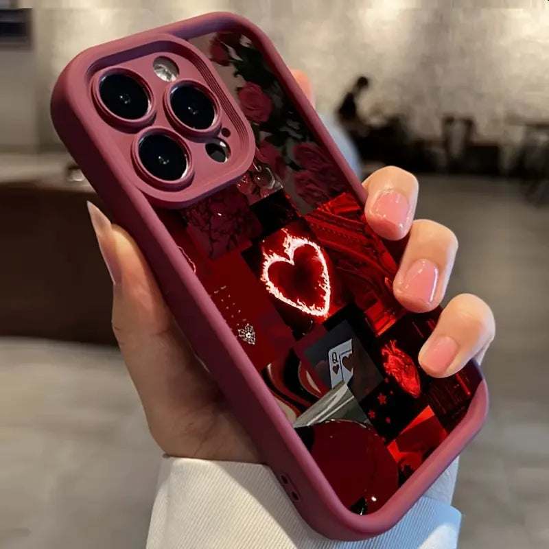 Red Heart iPhone case