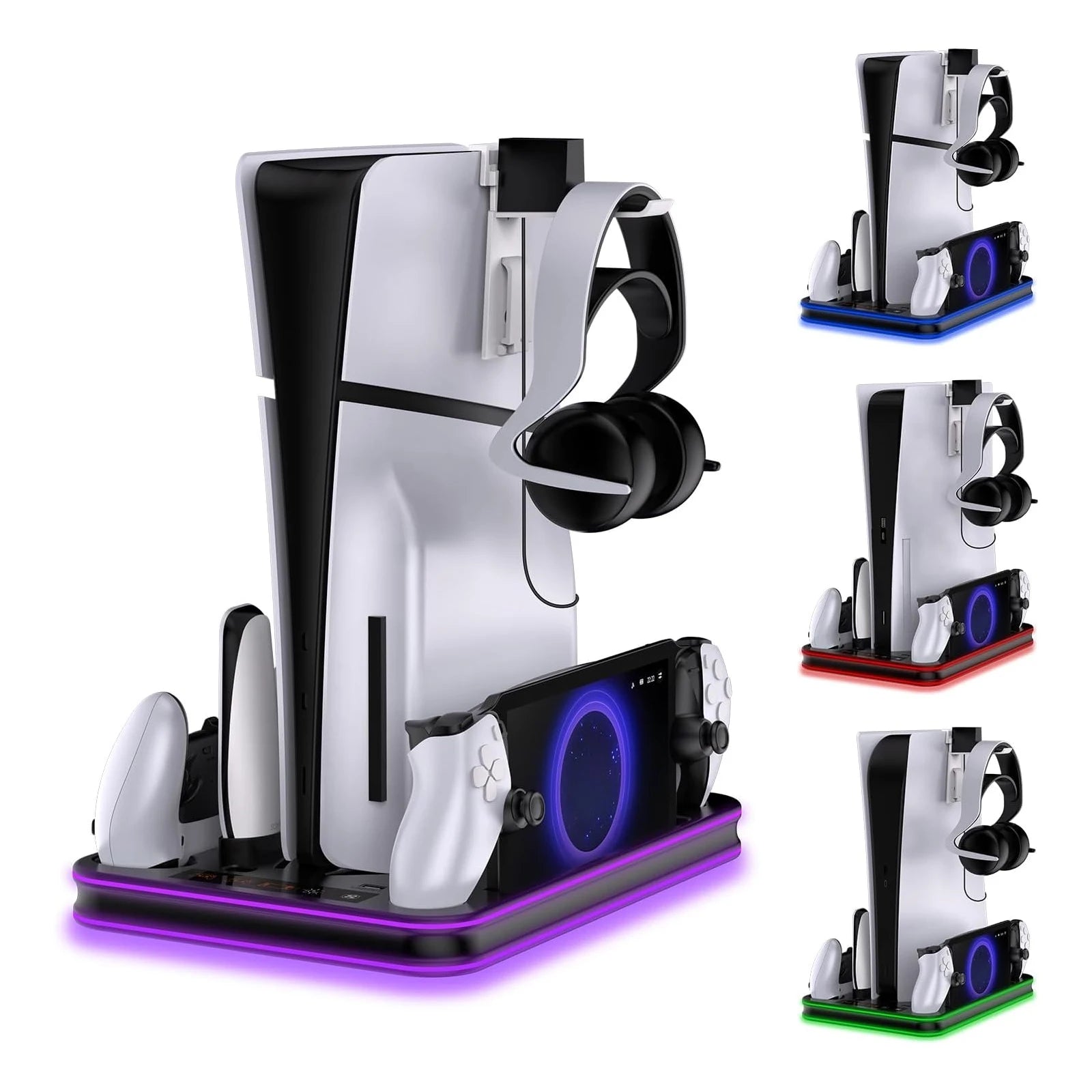 Charging Dock for PS5/PS5 Slim Stand with Cooling Station