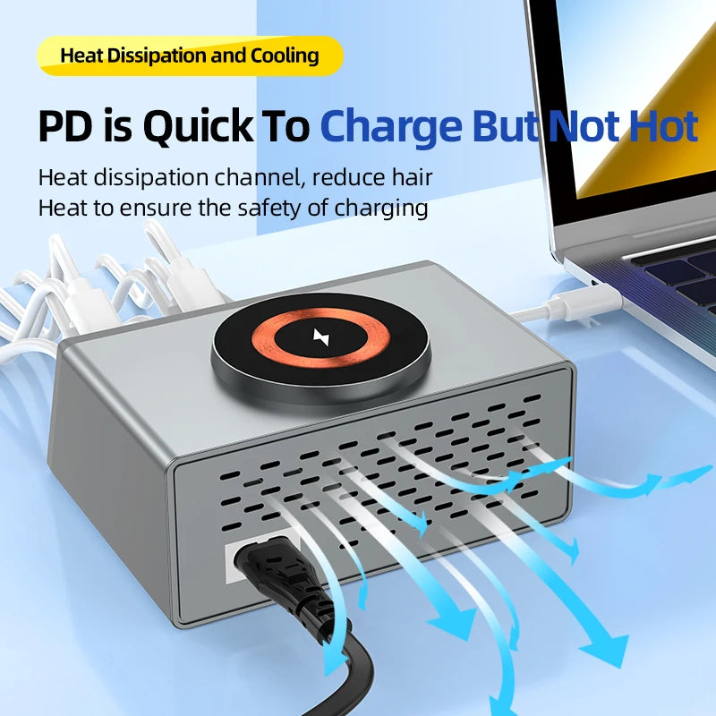 140W Multi-Function Wireless Charger