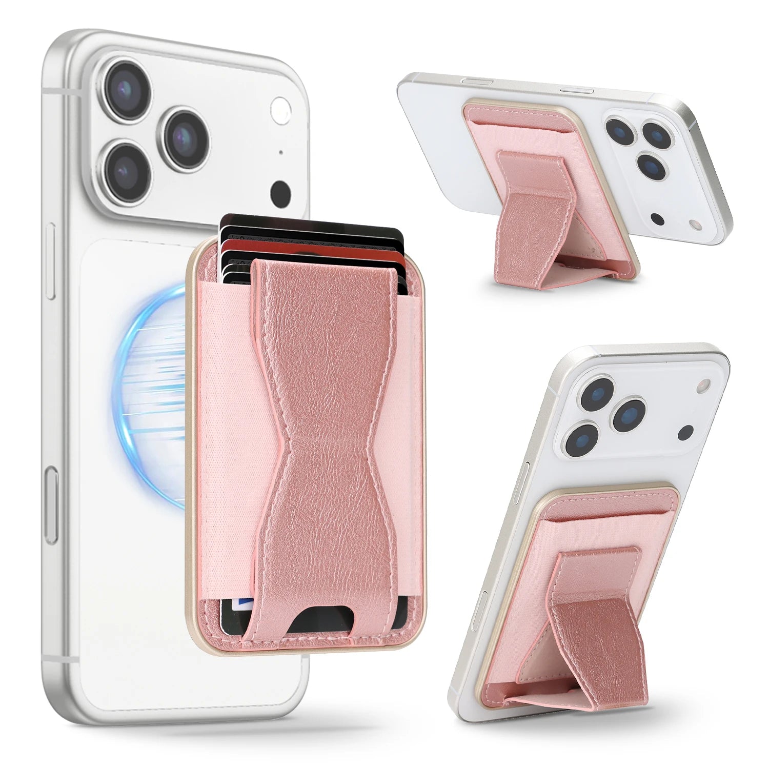 Magnetic Wallet Card Phone Holder