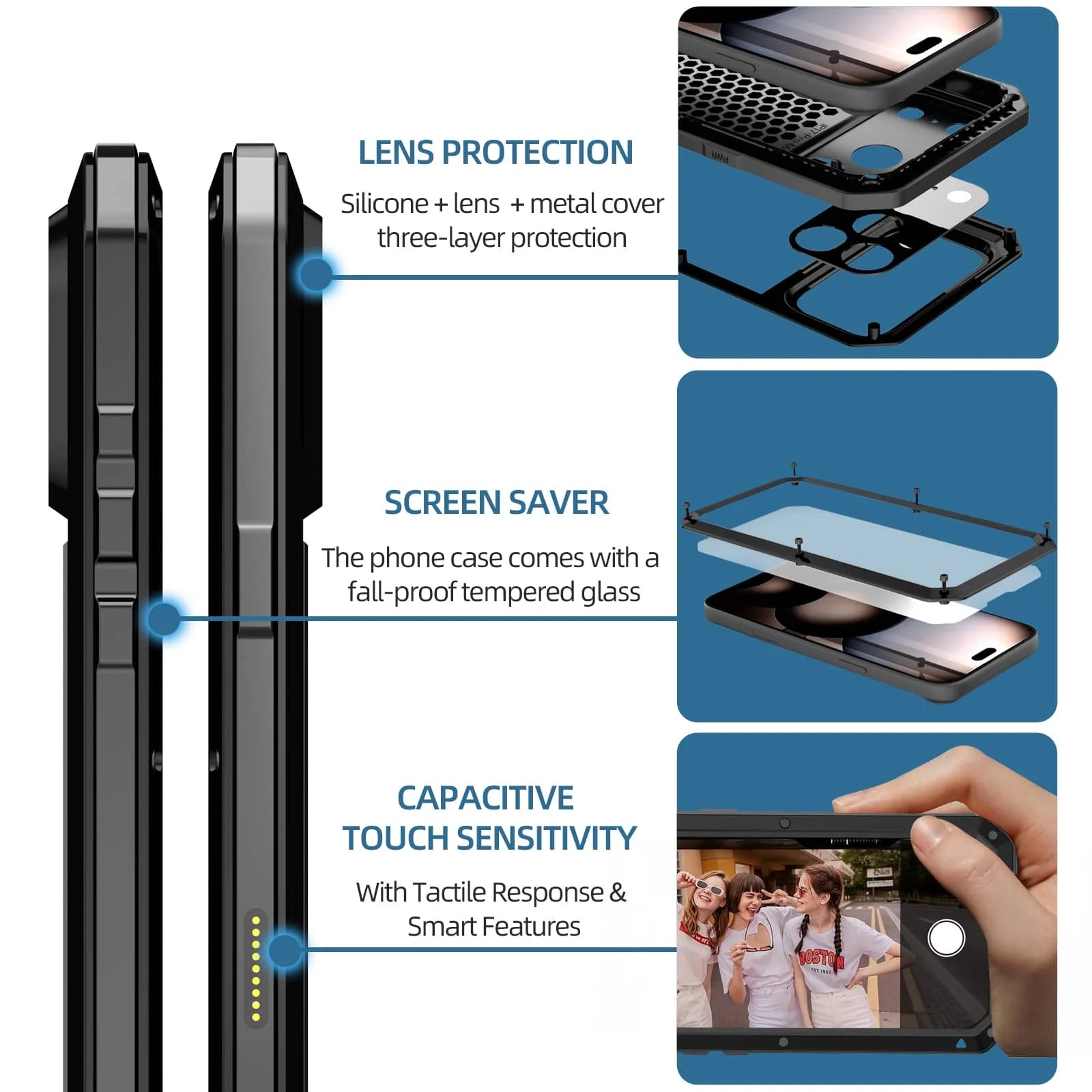Heavy Duty Shockproof Metal Case